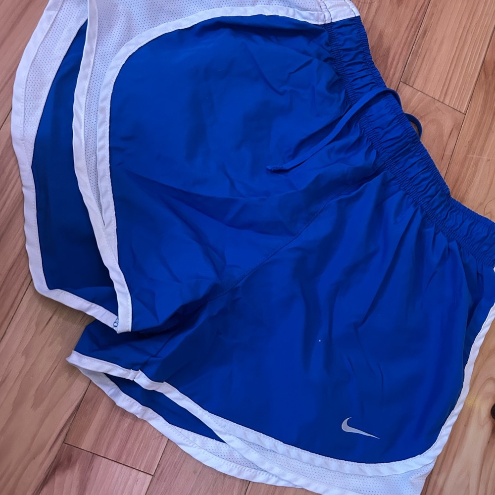 Nike Royal Blue Athletic Shorts with White Trim